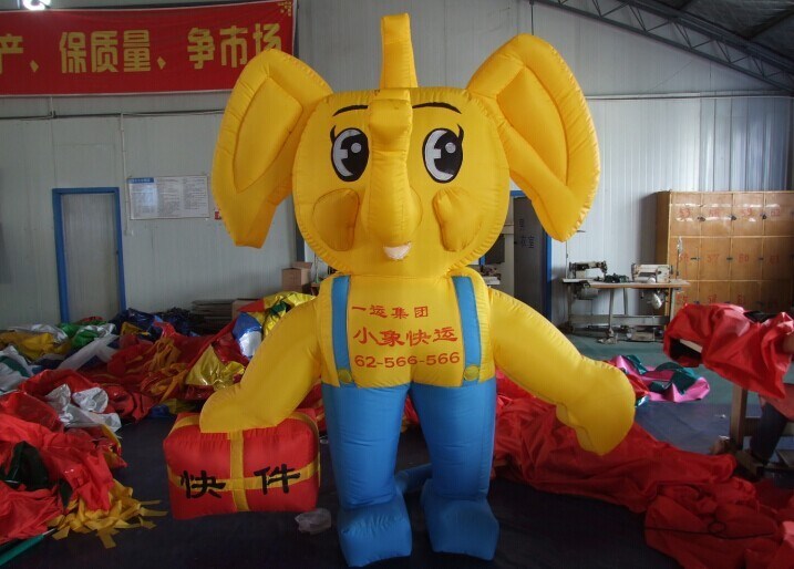 东成镇大象充气卡通气模